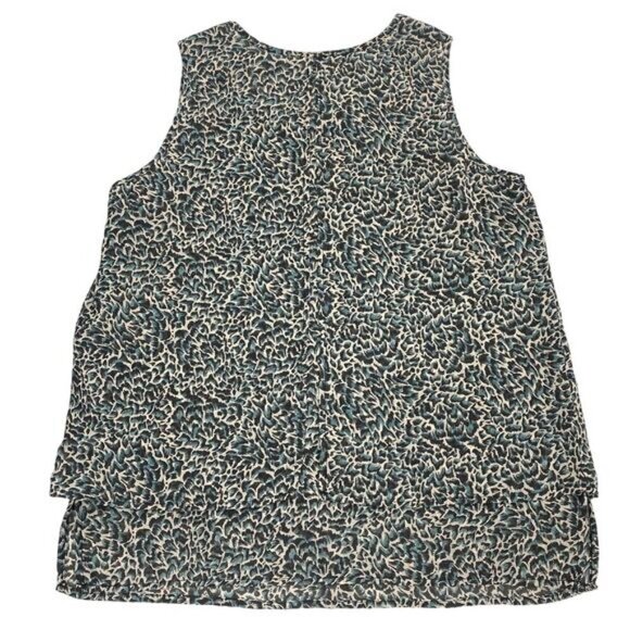 LIVERPOOL Los Angeles Double Layer Sleeveless Woven Shell Blouse Sz Small - Picture 9 of 11